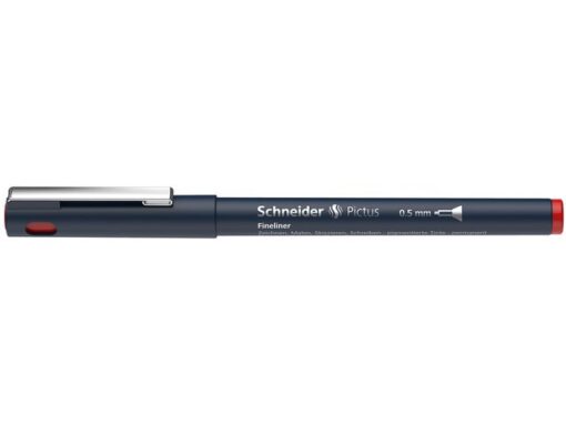 Fineliner Schneider Pictus 0,5 rood