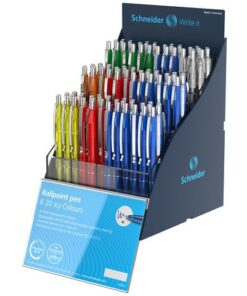 Balpen Schneider K20 "Icy Colours" SIS-display a 100 stuks  assorti