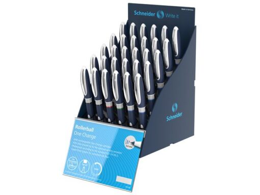 Rollerball Schneider One Change 0,6mm display 30st.         Engelstalig