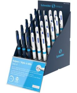 Balpen Schneider Take 4 SiS-display 30x NL-FR inhoud: 15x   S-138003 15x S-138049