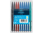 Balpen Schneider K15 10stuks assorti kleuren in             hangverpakking
