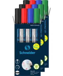 Boardmarker Schneider Maxx 290 assorti 3x doos 3+1 gratis