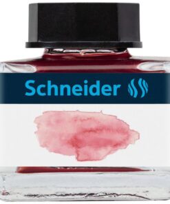 Inktpotje Schneider 15ml pastel Blush rood voor vulpen en   rollerball