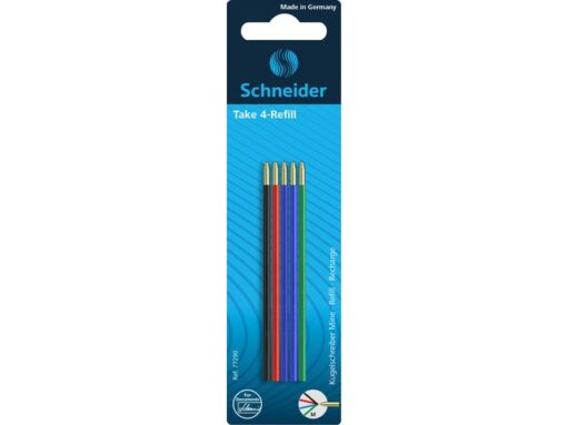 Balpenvulling Schneider Take 4, 5 stuks ass.