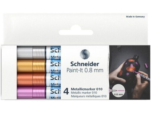 Metallic marker Schneider Paint-it 010 0.8mm etui 4st.