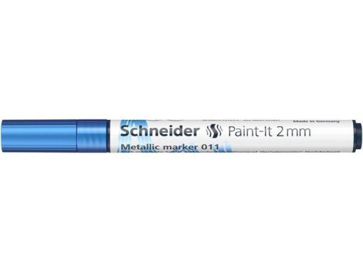 Metallic marker Schneider Paint-it 011 2mm blauw metallic