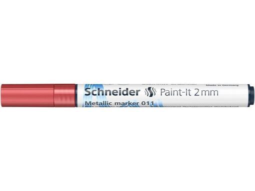 Metallic marker Schneider Paint-it 011 2mm rood metallic