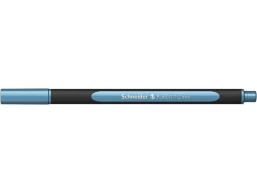 Metallic liner Schneider Paint-it 020 1-2mm polar blauw     metallic