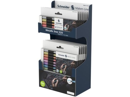 Metallic liner Schneider Paint-it 020 1-2mm 14st. etuis     display