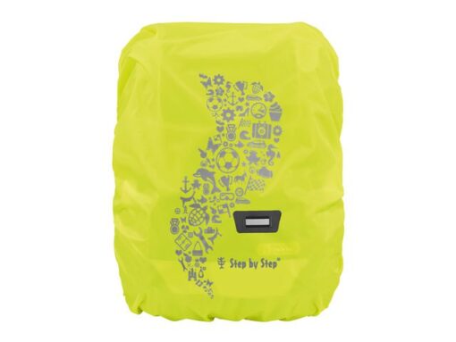 Regenhoes Step by Step nylon M fluoriserend geel