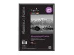Fotolijst Seco A4 zwartkleurig Geborsteld aluminium. 11mm