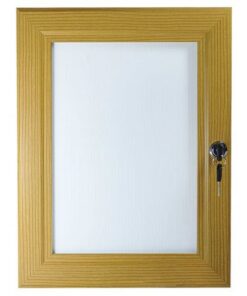 Posterlijst Seco A4 Perspex licht hout afsluitbaar