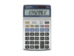 Calculator Sharp EL337C zilver desk 12 digit