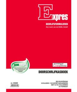 Doorschrijfkasboek Sigel Expres met BTW kolom A4 2x50 blad