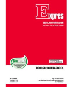 Doorschrijfkasboek Sigel Expres A4 2x50 blad met spiraal