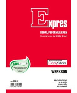 Werkbonblok Sigel Expres A5 zelfkopierend 2x50 blad