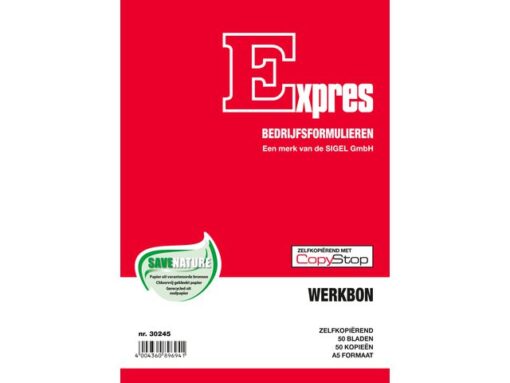 Werkbonblok Sigel Expres - A5 zelfkopierend 2x50 blad