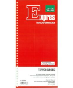 Terugbelboek Sigel Expres zelfkopierend met spiraal FSC