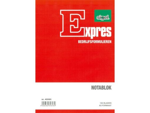 Notablok Sigel Expres - A5 hoog blok a 100 blad