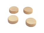 Magneten Sigel rond hout 4 stuk