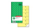 Bonboekje Sigel zelfdoorschrijvend 10,5x20cm 360 nrs geel