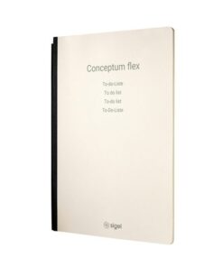 Notitieschrift Conceptum Flex A4, chamois 80gr, to-do-list  4 talig, 92blz, softcover, FSC