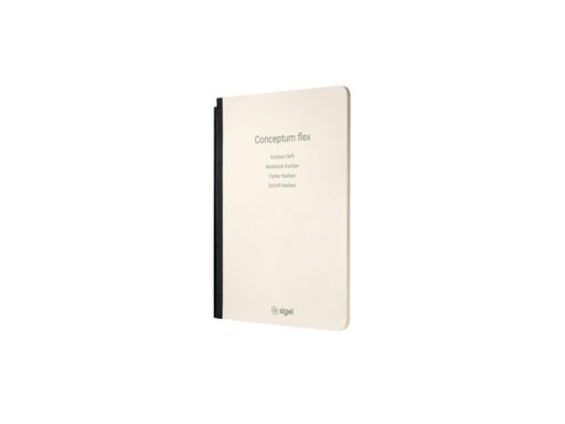 Sigel Notitieschrift Conceptum Flex A5, chamois 80gr, kanban 4    talig, 92blz, softcover, FSC