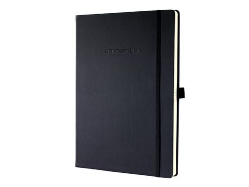 Sigel Notitieboek Conceptum A4 zwart hardcover punt-gelijnd