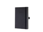 Sigel Notitieboek Conceptum Pure A5 zwart 5mm ruit hardcover.     Genummerde pagina's, inhoudsopgave, sluiting d.m.v.