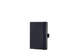 Sigel Notitieboek Conceptum Pure A6 zwart gelinieerd hardcover.   Genummerde pagina's, inhoudsopgave, sluiting d.m.v.