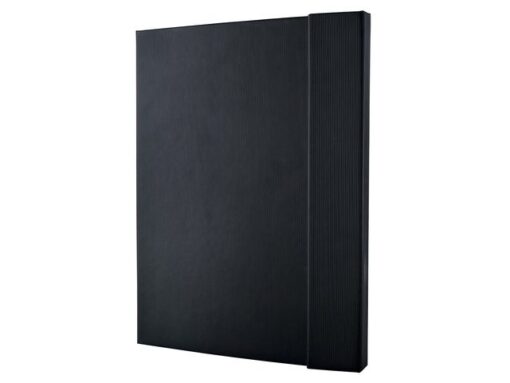 Sigel Notitieboek Conceptum Pure A4+ zwart 5mm ruit hardcover met magneetsluiting. Genummerde pagina's, inhoudsopgave,