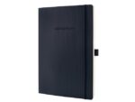 Sigel Notitieboek Conceptum, A4 zwart punt-gelijnd softcover.