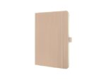 Sigel Notitieboek Conceptum A5 Beige 5mm ruit softcover.          Genummerde pagina's, inhoudsopgave, sluiting d.m.v.