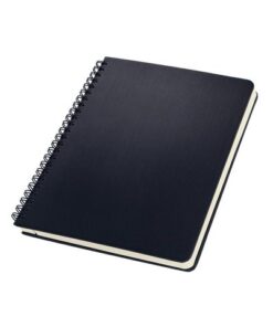 Sigel Notitieblok Conceptum A5 zwart gelinieerd hardcover. 160    pagina's 80 grams chamoiskleurig papier.M et quickpocket.
