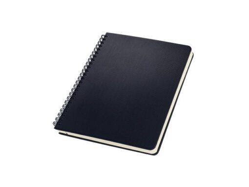 Sigel Notitieblok Conceptum A5 zwart gelinieerd hardcover. 160    pagina's 80 grams chamoiskleurig papier.M et quickpocket.