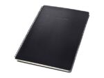 Sigel Notitieblok Conceptum met register spiraal zwart 5mm ruit   hardcover. 160 pagina's 80 grams chamoiskleurig papier.