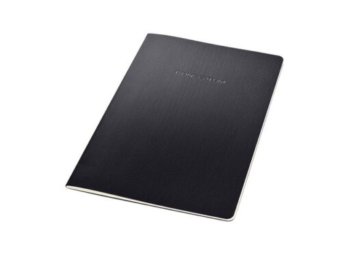 Sigel Notitieboek Conceptum A4 zwart 5mm ruit softcover. 64       pagina's 80 grams chamoiskleurig papier. Met quickpocket.