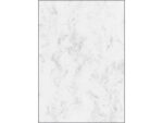 Designpapier Sigel A4 90grs pak a 25 vel marmer grijs