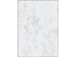 Designpapier Sigel A4 200grs pak a 50 vel marmer grijs