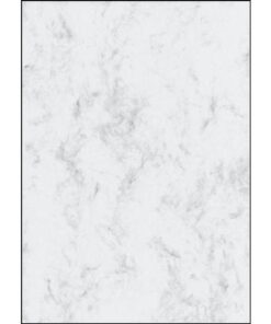 Designpapier Sigel A4 200grs pak a 50 vel marmer grijs