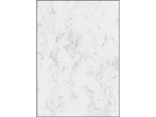 Designpapier Sigel A4 200grs pak a 50 vel marmer grijs