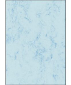 Structuurdesign Sigel A4 200grs pak a 50 vel marmer blauw