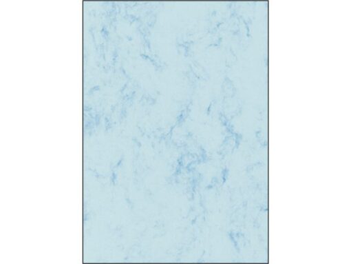 Structuurdesign Sigel A4 200grs pak a 50 vel marmer blauw