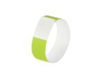 Evenementenbandjes Sigel super soft, 255x25mm 120 stuks     neon groen