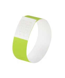 Evenementenbandjes Sigel super soft, 255x25mm 120 stuks     neon groen