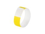 Evenementenbandjes Sigel super soft, 255x25mm 120 stuks     neon geel