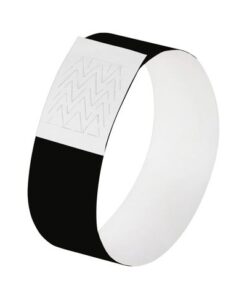 Evenementenbandjes Sigel super soft, 255x25mm 120 stuks     zwart