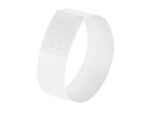 Evenementenbandjes Sigel super soft, 255x25mm 120 stuks wit