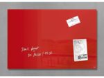 Glasmagneetbord Sigel Artverum 600x400x15mm Rood