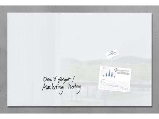Glasmagneetbord Sigel Artverum 1000x650x15mm super wit